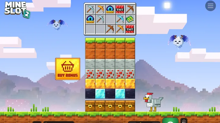 A frame from Mine Slot 2