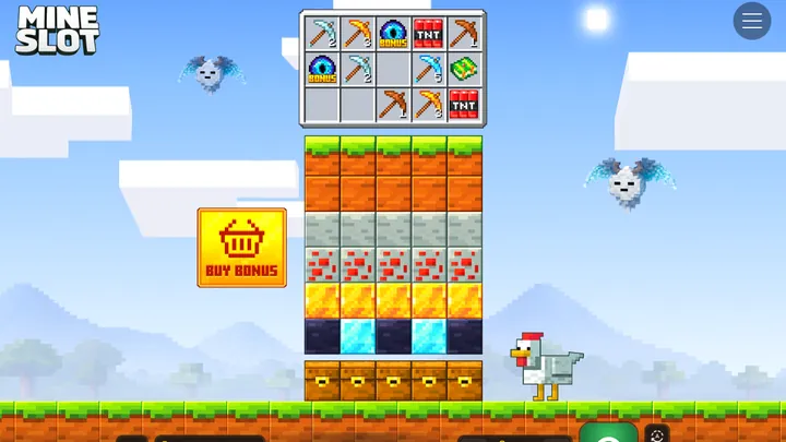 A frame from Mine Slot